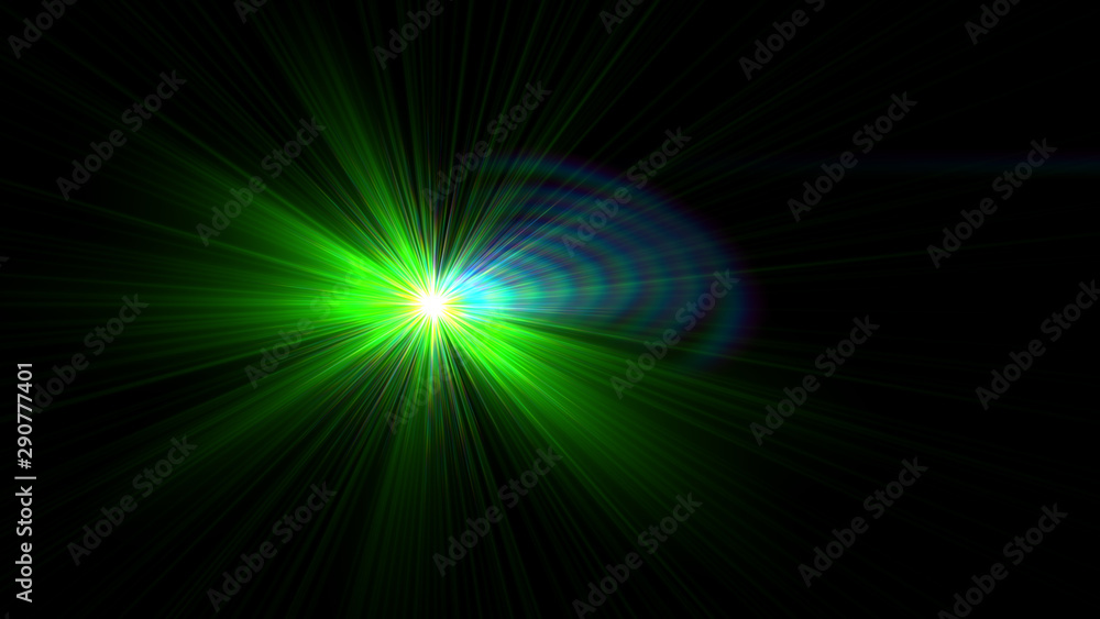 Bright Green Lens Flare Bright Green Lens Flare
