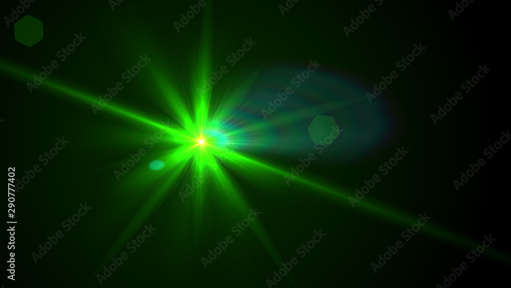 Bright Green Lens Flare Bright Green Lens Flare