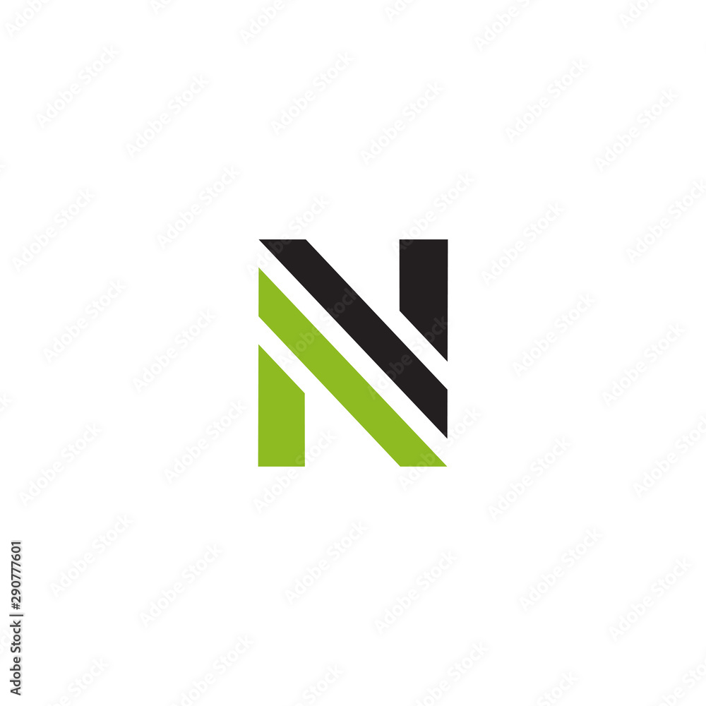N letter initial logo design vector template N letter initial logo design vector template