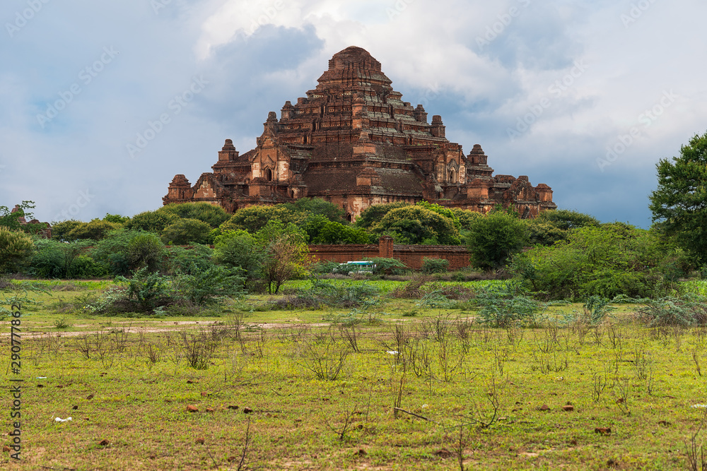 A pagoda in the valley of temples. Bagan - Burma - Myanmar