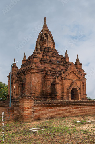 A Stupa in the valley of temples. Bagan - Burma - Myanmar