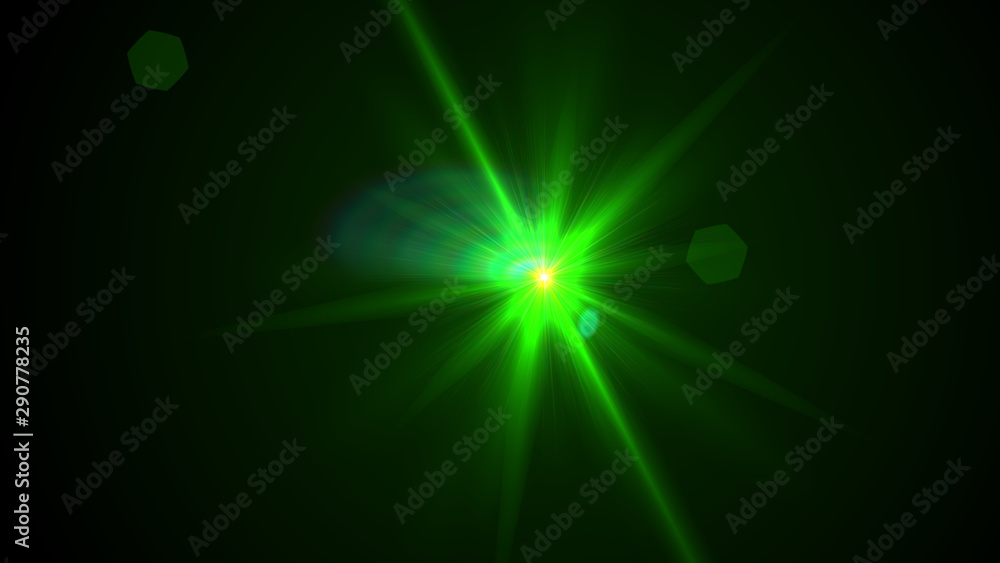 Bright Green Lens Flare Bright Green Lens Flare