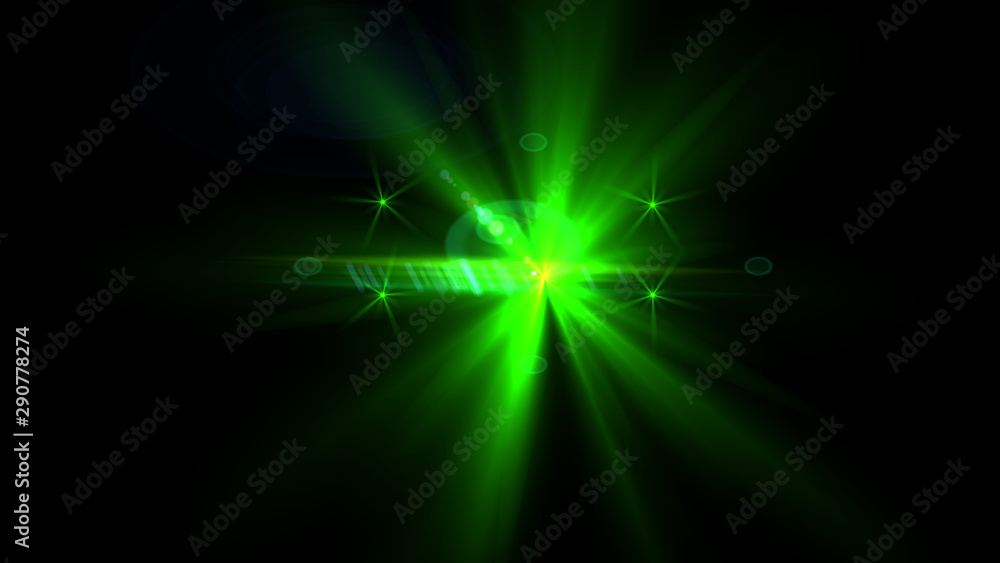 Bright Green Lens Flare Bright Green Lens Flare