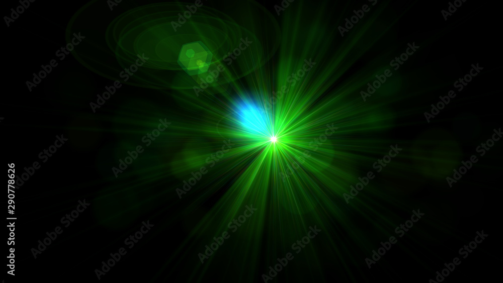 Bright Green Lens Flare Bright Green Lens Flare