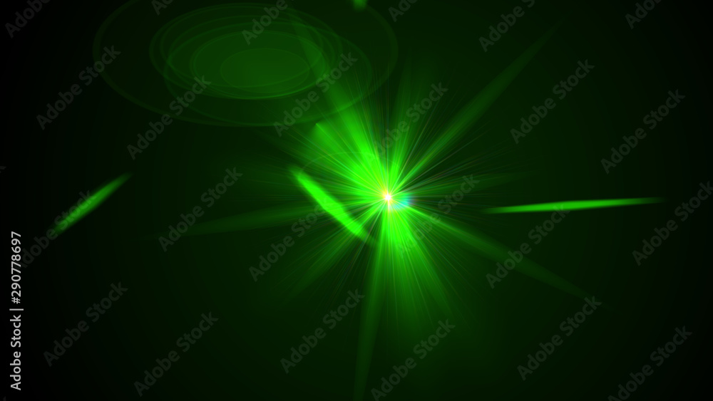 Bright Green Lens Flare Bright Green Lens Flare