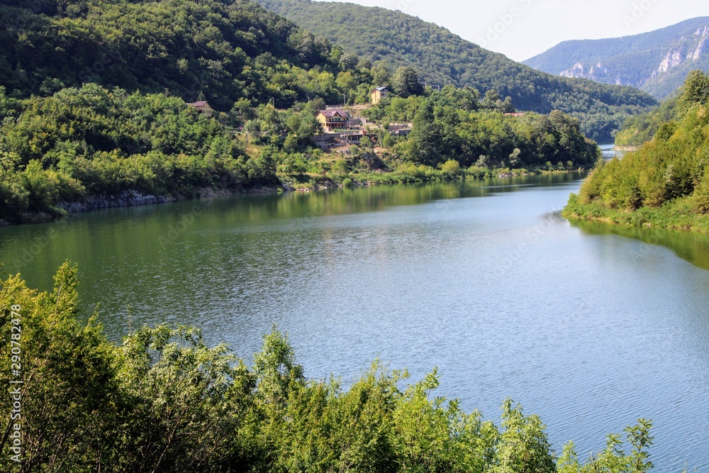Fototapeta premium View of the Danube river