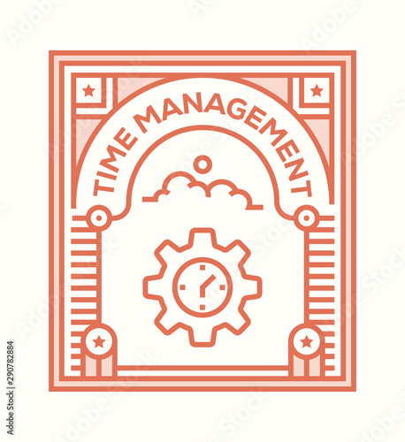 TIME MANAGEMENT ICON CONCEPT