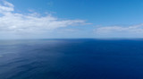 Horizon with sea and a blue sky