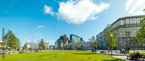 View from the Belarusian station,Tverskaya Zastava square