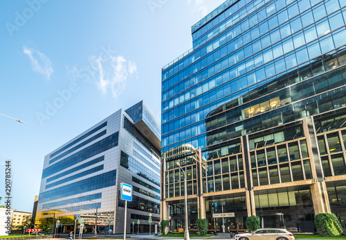 Modern buildings on Lesnaya street, 7.City the Moscow