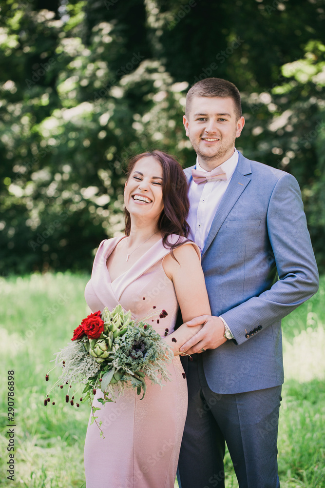 portrait of a young cheerful couple portrait of a young cheerful couple
