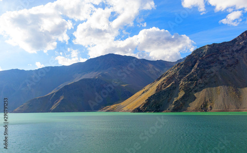Wallpaper Mural Lake of Yeso. Cajon del Maipo. Santiago of Chile Torontodigital.ca