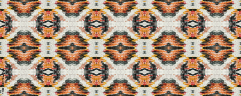 Ikat Seamless Pattern. Ikat Seamless Pattern.