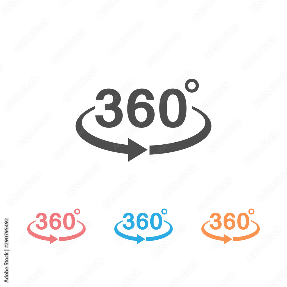 360 view icon set graphic design template 360 view icon set graphic design template