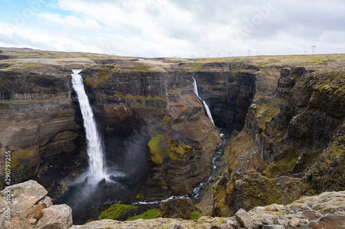 Haifoss Waterfall in Iceland