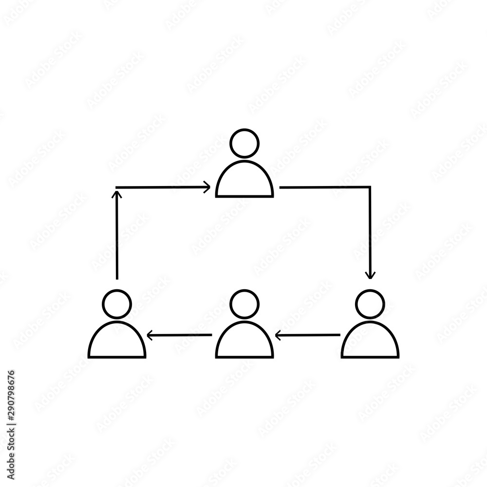vector people icon. business organization team management. vector people icon. business organization team management.