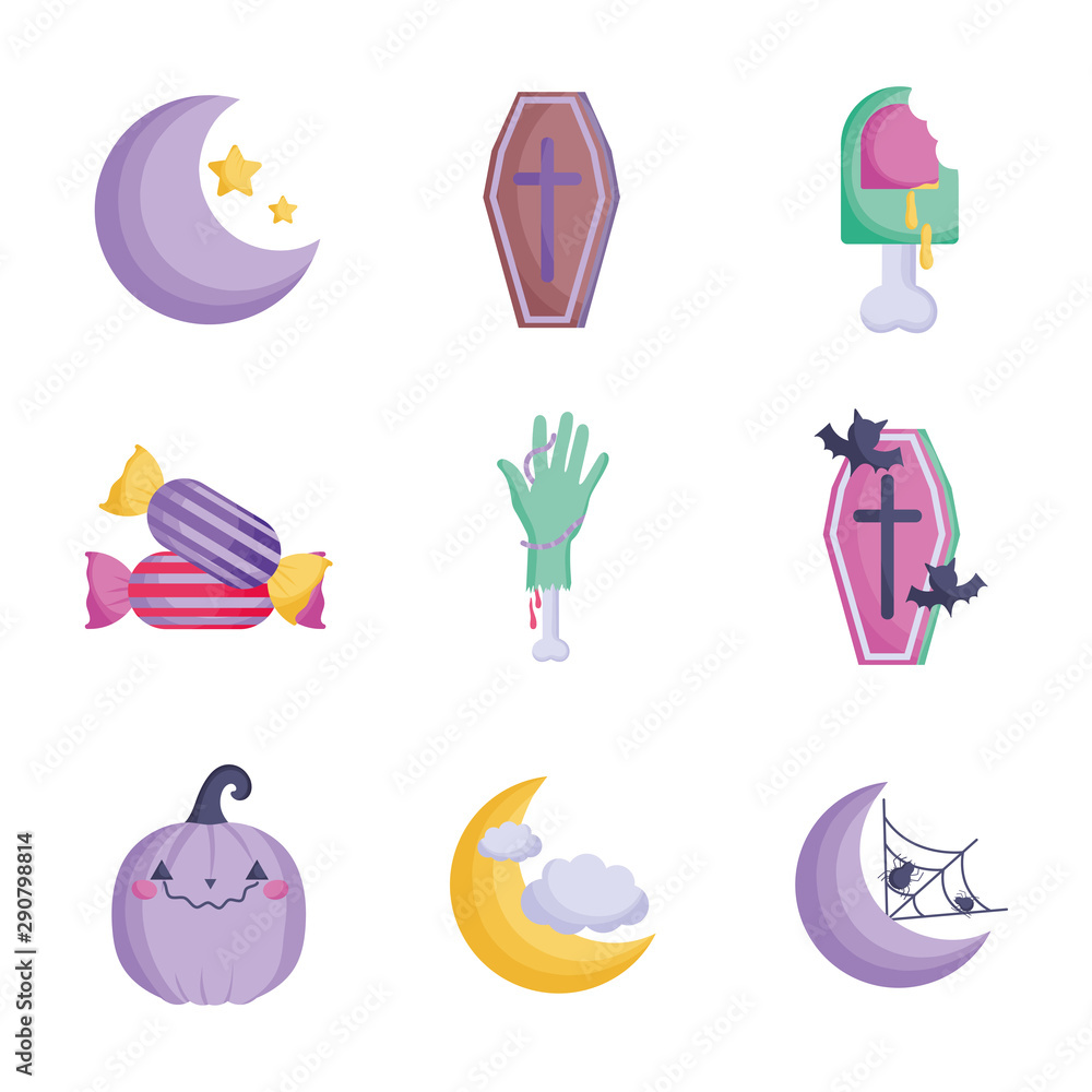set of trick or treat happy halloween set of trick or treat happy halloween