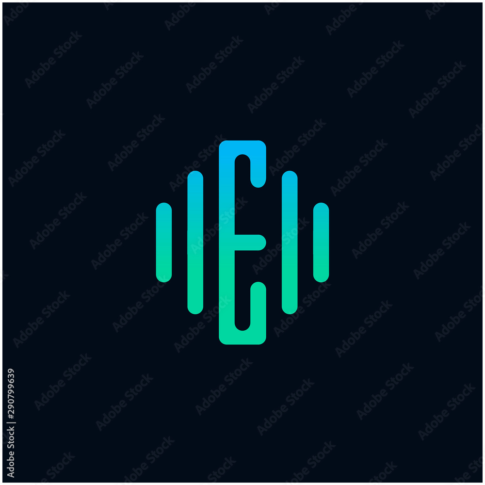 letter E abstract for information technology and digital. minimalist sound music equalizer, Bass, DJ icon. audio logotype Unique and simple element. -vector letter E abstract for information technology and digital. minimalist sound music equalizer, Bass, DJ icon. audio logotype Unique and simple element. -vector