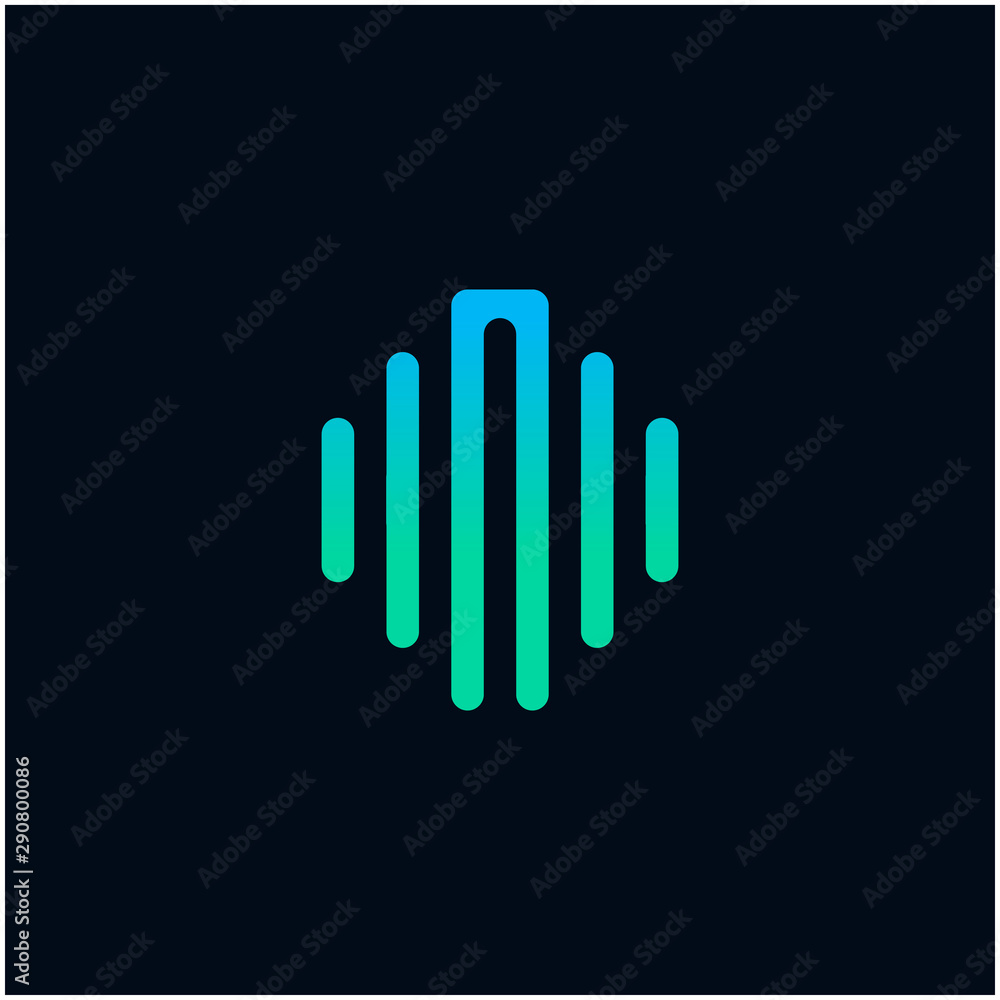 letter N abstract for information technology and digital. minimalist sound music equalizer, Bass, DJ icon. audio logotype Unique and simple element. -vector letter N abstract for information technology and digital. minimalist sound music equalizer, Bass, DJ icon. audio logotype Unique and simple element. -vector