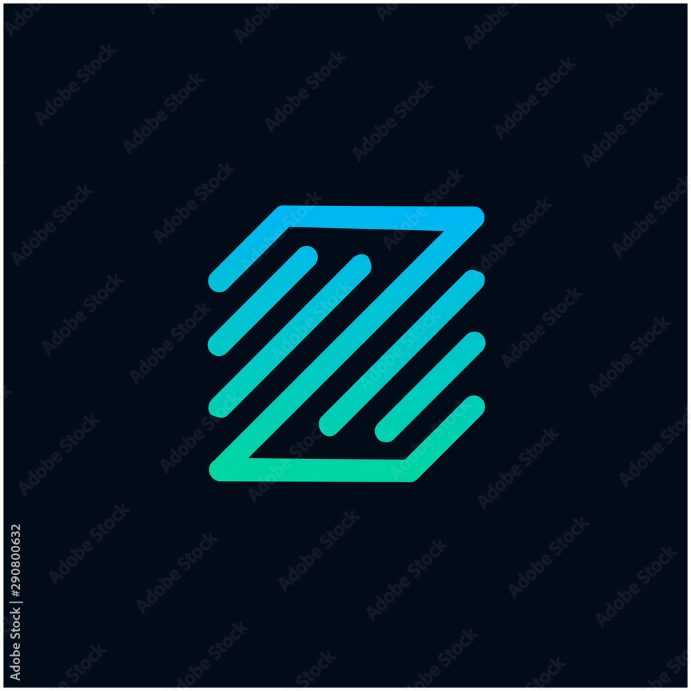 Fototapeta premium letter A abstract for information technology and digital. minimalist sound music equalizer, Bass, DJ icon. audio logotype Unique and simple element. -vector