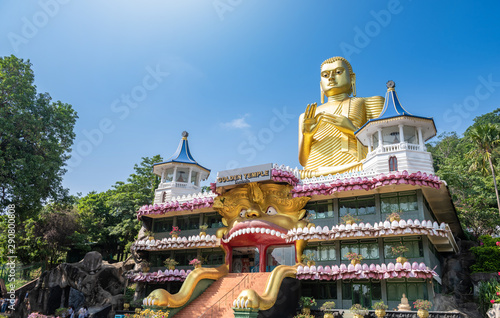 Dambulla cave temple in Sri Lanka photo