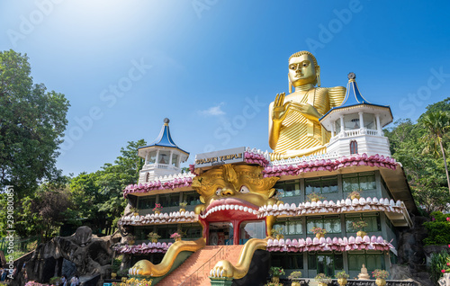 Dambulla cave temple in Sri Lanka photo