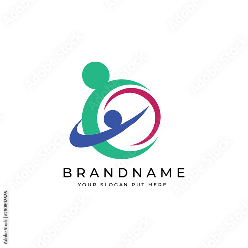 Development and coaching/training logo design template