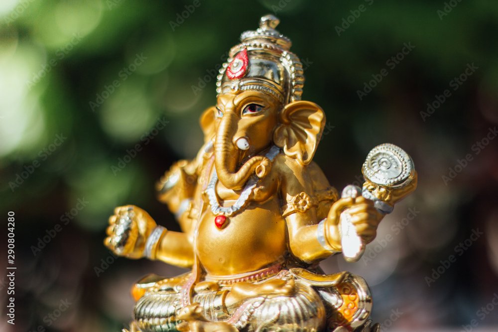 Ganesha is the god of success. That Hindus in India And Buddhists around the world respect And worship. 