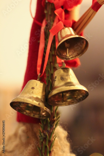 Bells on christmas tree