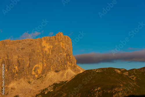 Mount Formin in the Dolomites