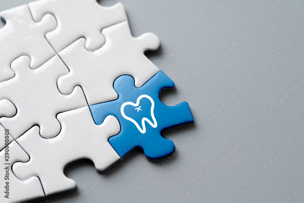 Medical icon on jigsaw for global health care Medical icon on jigsaw for global health care