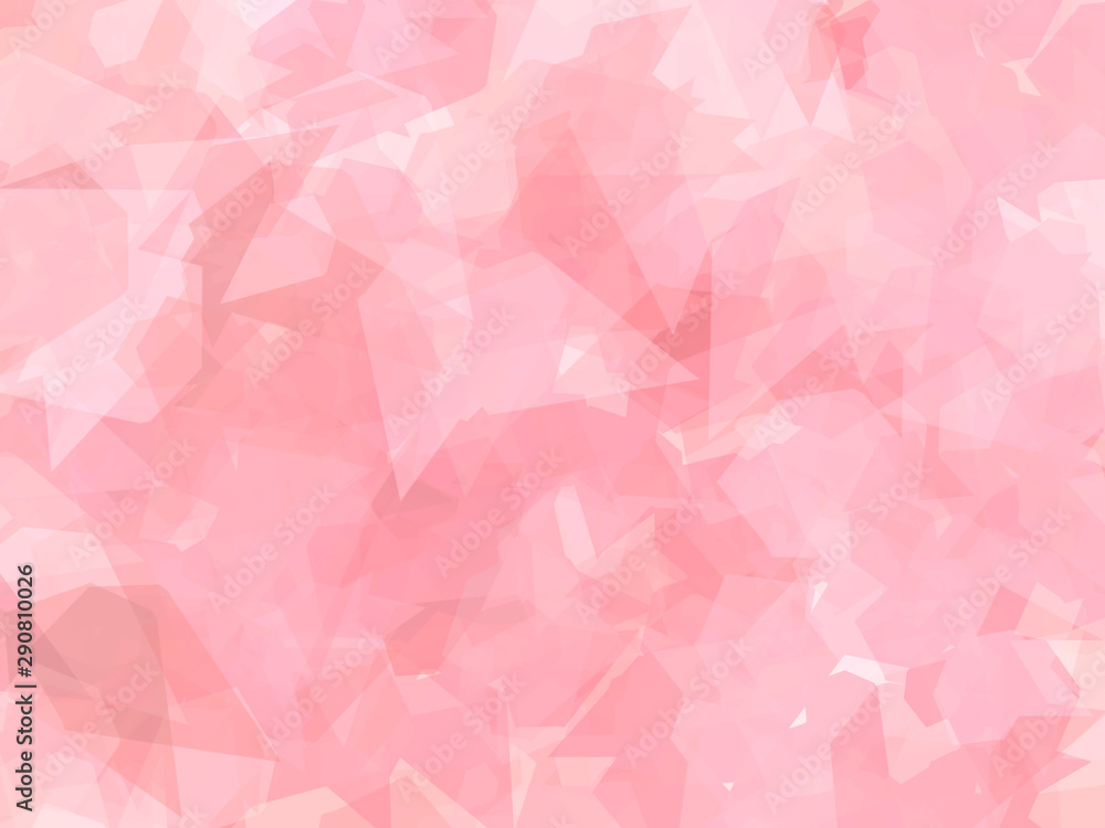 Abstract background with pink multicolor triangles