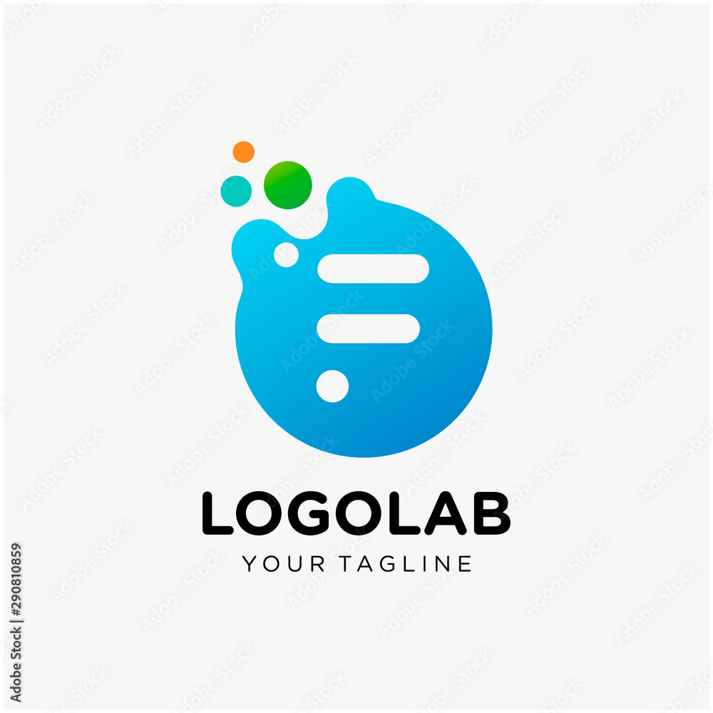 molecule initial Letter F Logo design. Lab Logo Design Element , Design Vector with Dots. - VECTOR molecule initial Letter F Logo design. Lab Logo Design Element , Design Vector with Dots. - VECTOR