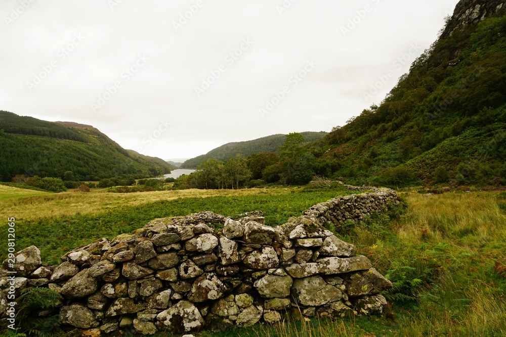 Highland Lake Valley in Wales UK
