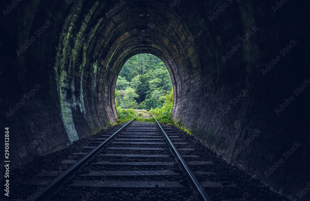 Tunel kolejowy Demodara, Ella, Sri Lanka <span>plik: #290812864 | autor: surangaw</span>