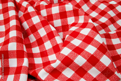 Abstract picnic drapery cloth, Pattern and detail grooved fabric for background and abstract	