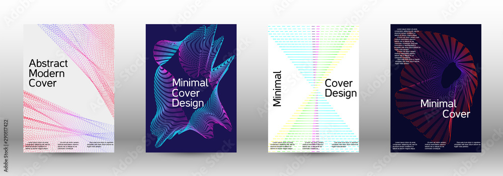Cover design template set Cover design template set
