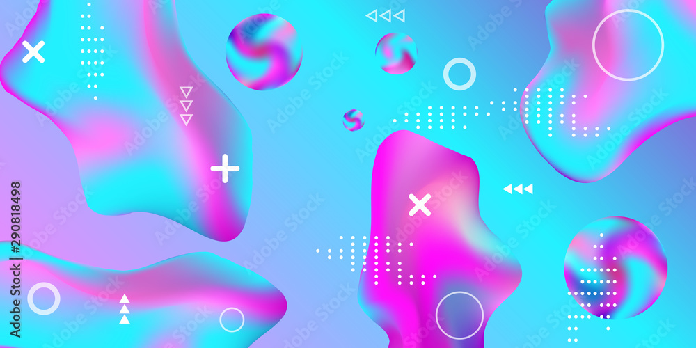 Obraz premium Summer sound poster.