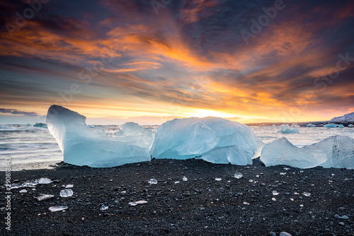 Diamond Beach in Iceland photo