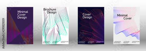 Cover design template set 