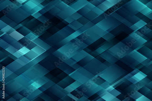 Abstract geometric blue background photo