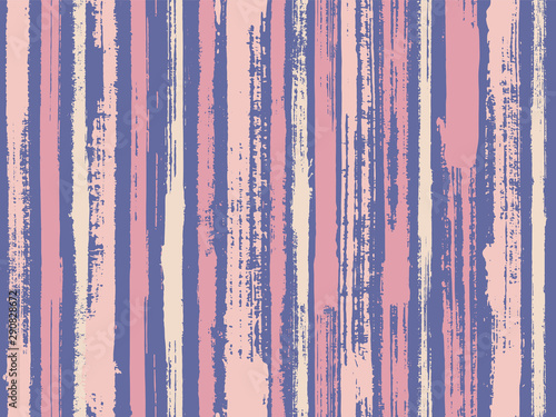 Sloopy gouache vertical lines vector pattern.