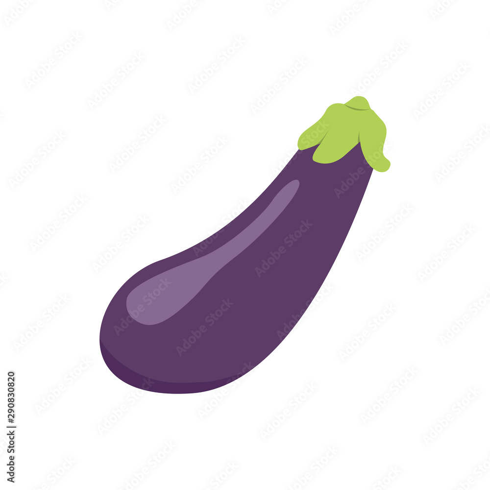 Eggplant isometric icon Eggplant isometric icon
