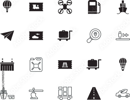 transport vector icon set such as: modern, company, terminal, global, plowing, goods, silicone walley, s, public, winter, chemical, cartoon, down, aviation, natural, clean, jerrycan, icons, asphalt