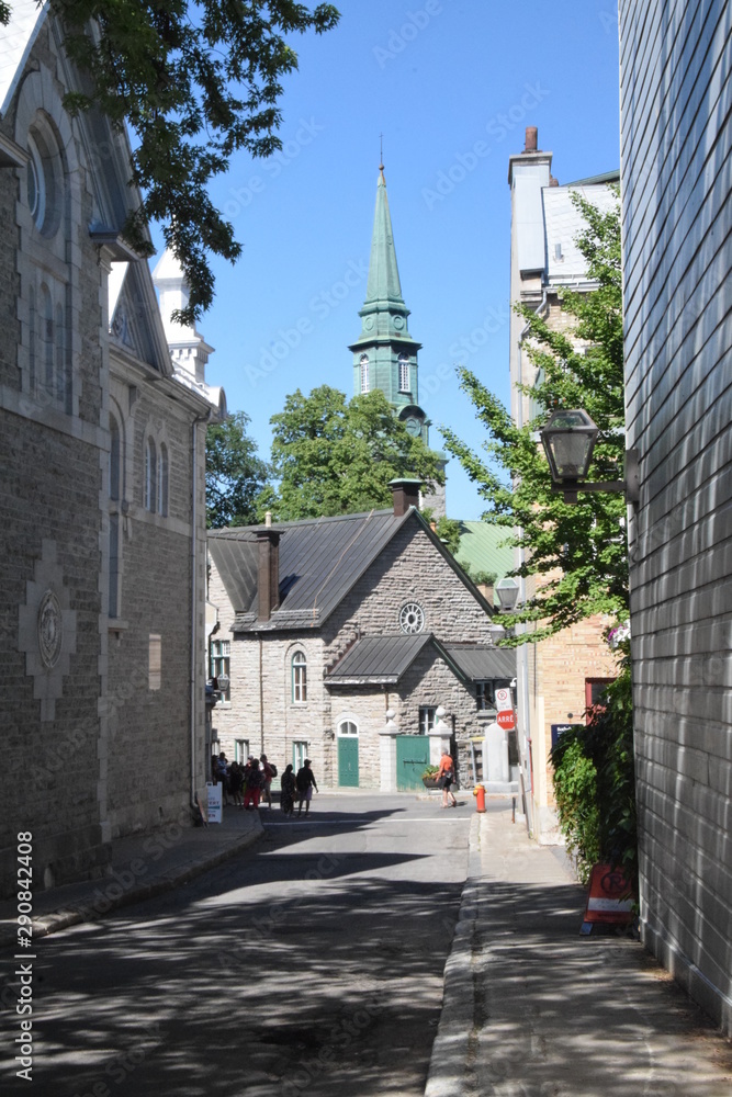 Naklejka premium Per le strade di Quebec City