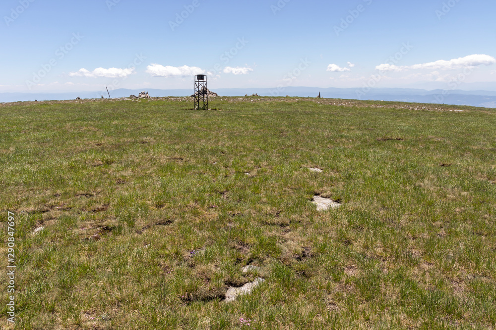 Obraz premium Landscape from Belmeken Peak, Rila mountain, Bulgaria
