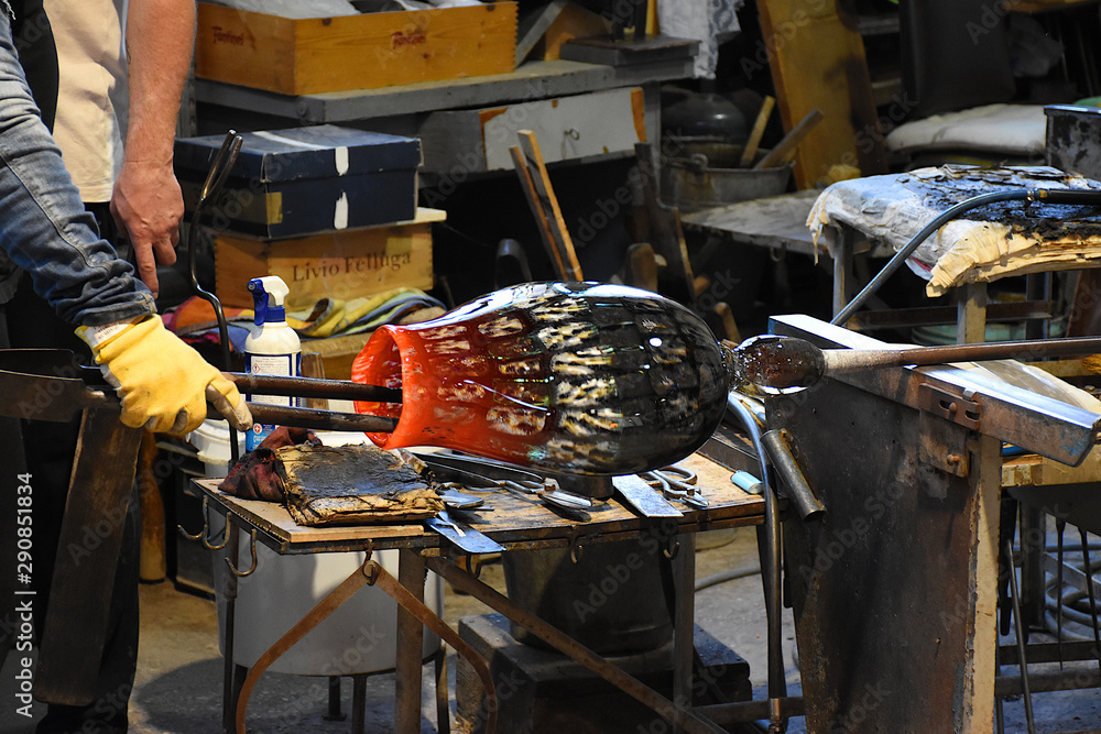 Murano glass blowing - Venice Murano glass blowing - Venice