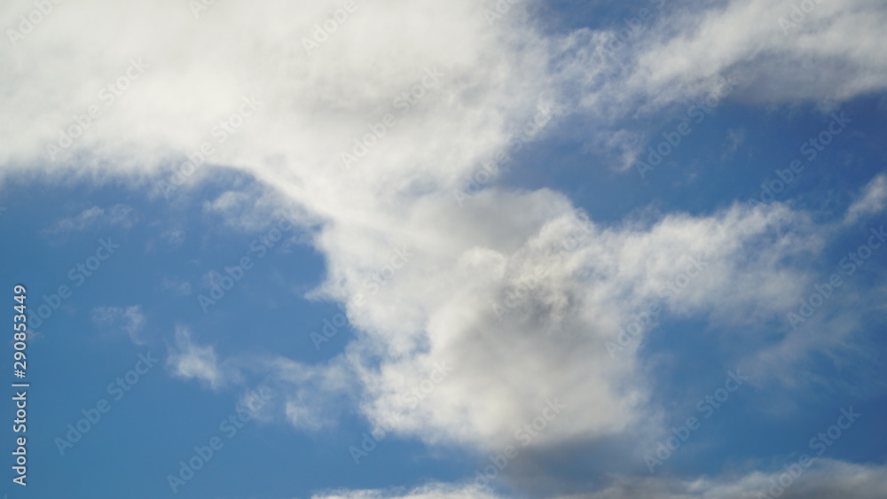 blue sky with clouds