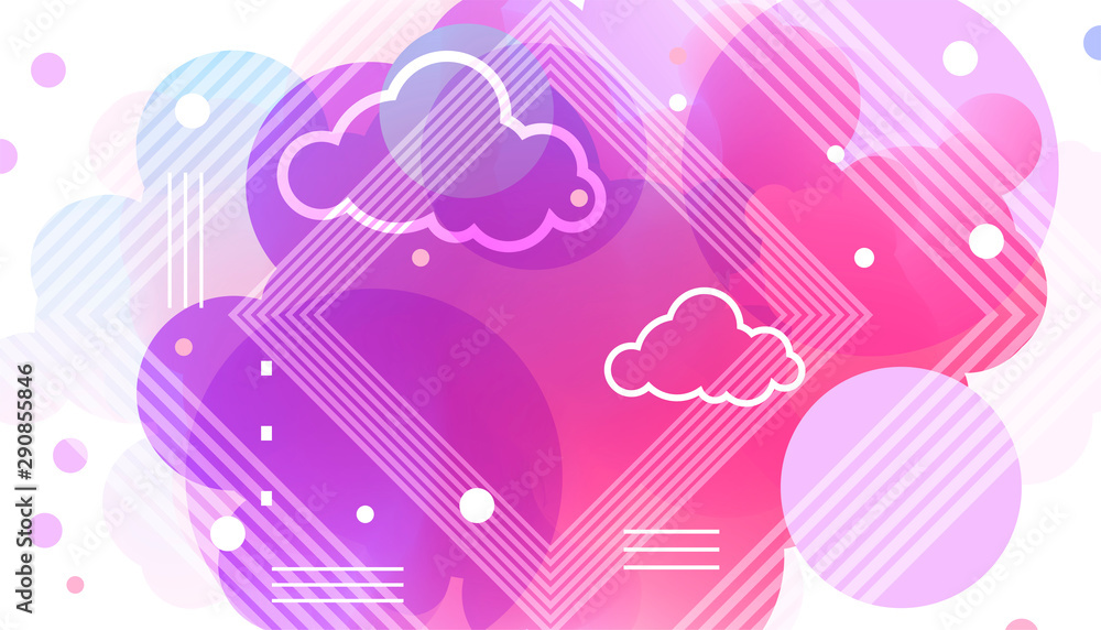 Pastel tender pink clouds background on summer time holiday vector Illustration lines graphic design Pastel tender pink clouds background on summer time holiday vector Illustration lines graphic design