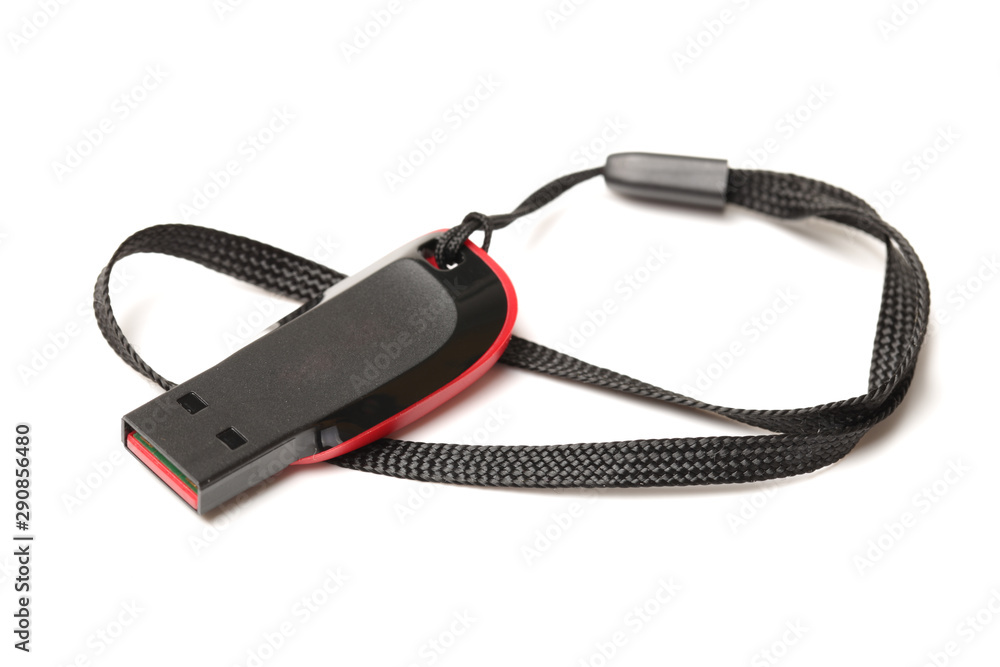 Mobile Flash Disk on white background. Mobile Flash Disk on white background.